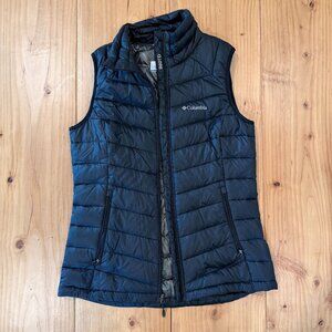 Columbia Black Puffer Vest – Size Small